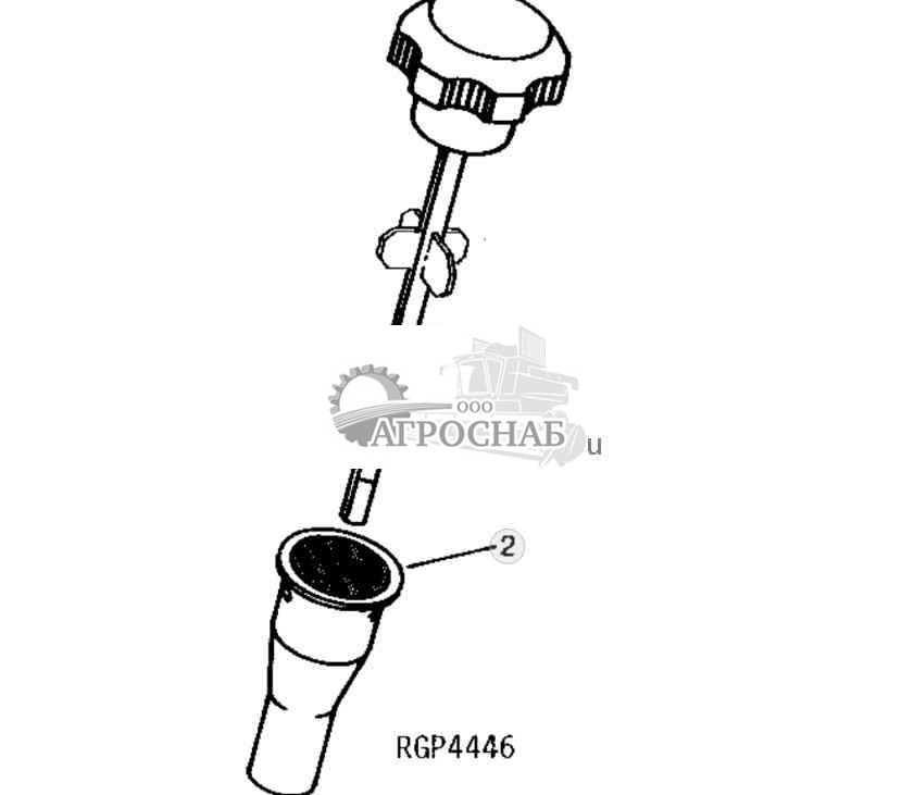 4013 Engine Oil Dipstick and Tube 